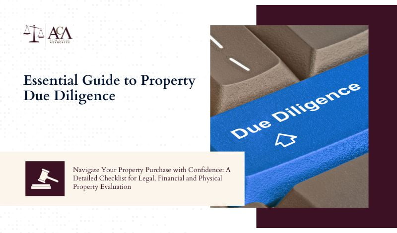 property due diligence checklist
