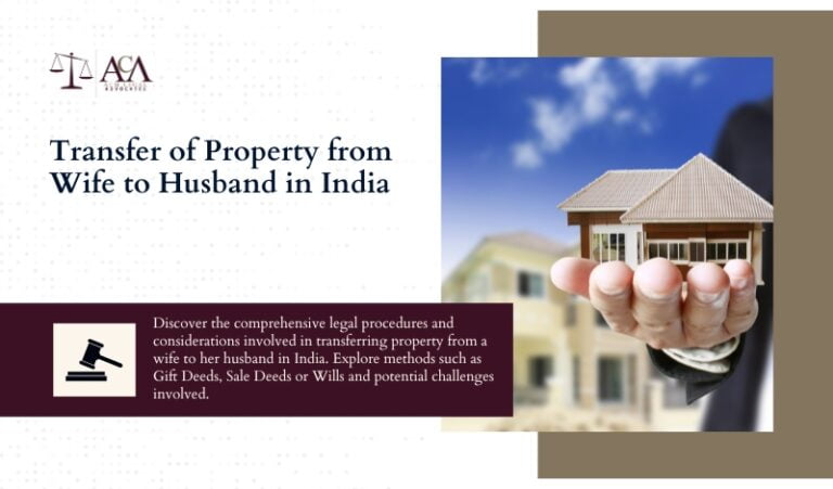 Transfer of Property from Wife to Husband in India
