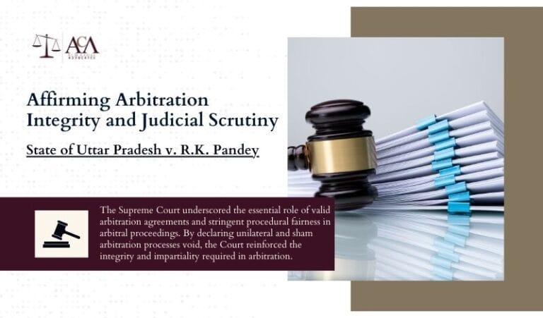 Judicial Reinforcement of Procedural Fairness in Arbitration