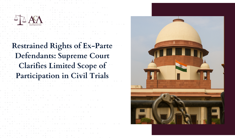 Rights of Ex-Parte Defendants