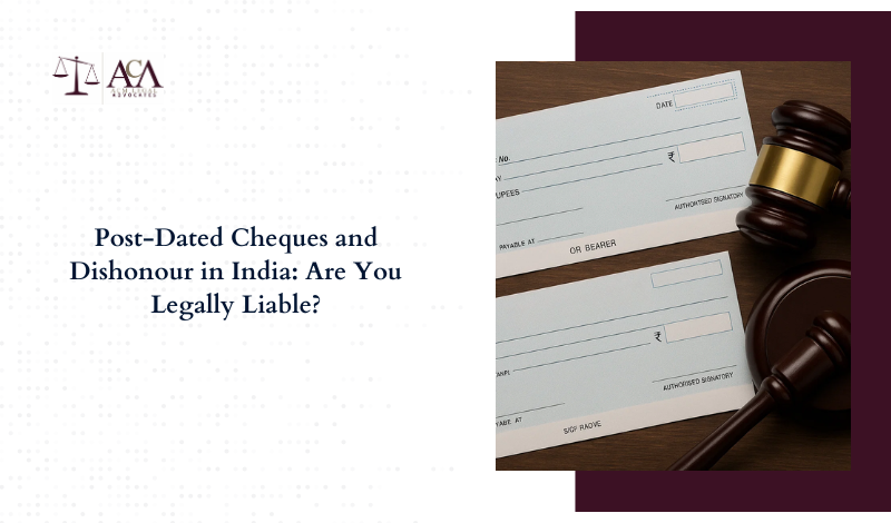 post-dated cheque in India